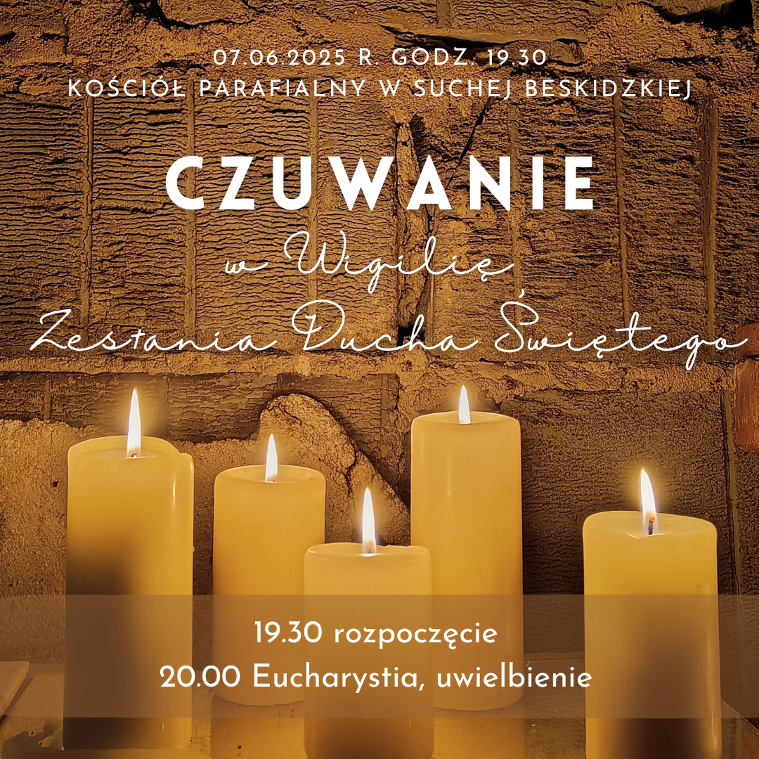 Czuwanie w Wigilię Zesłania Ducha Świętego
